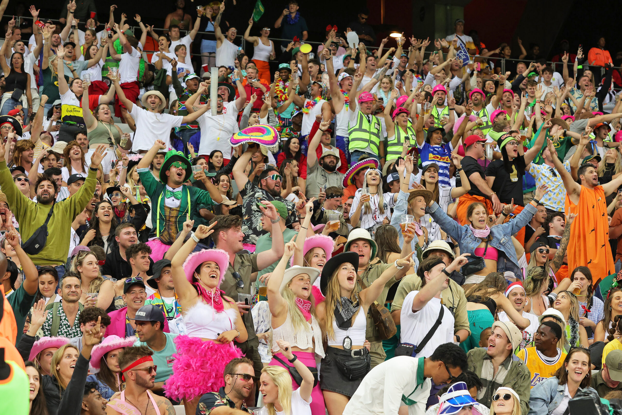 HSBC SVNS Cape Town fans at DHL Stadium