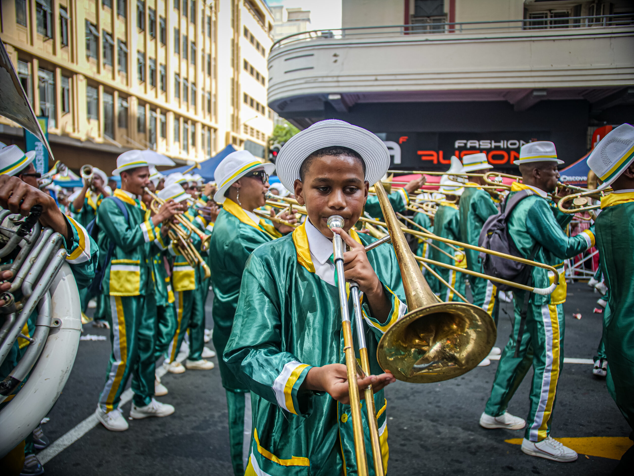Performers at the Cape Town Street Parade 2024