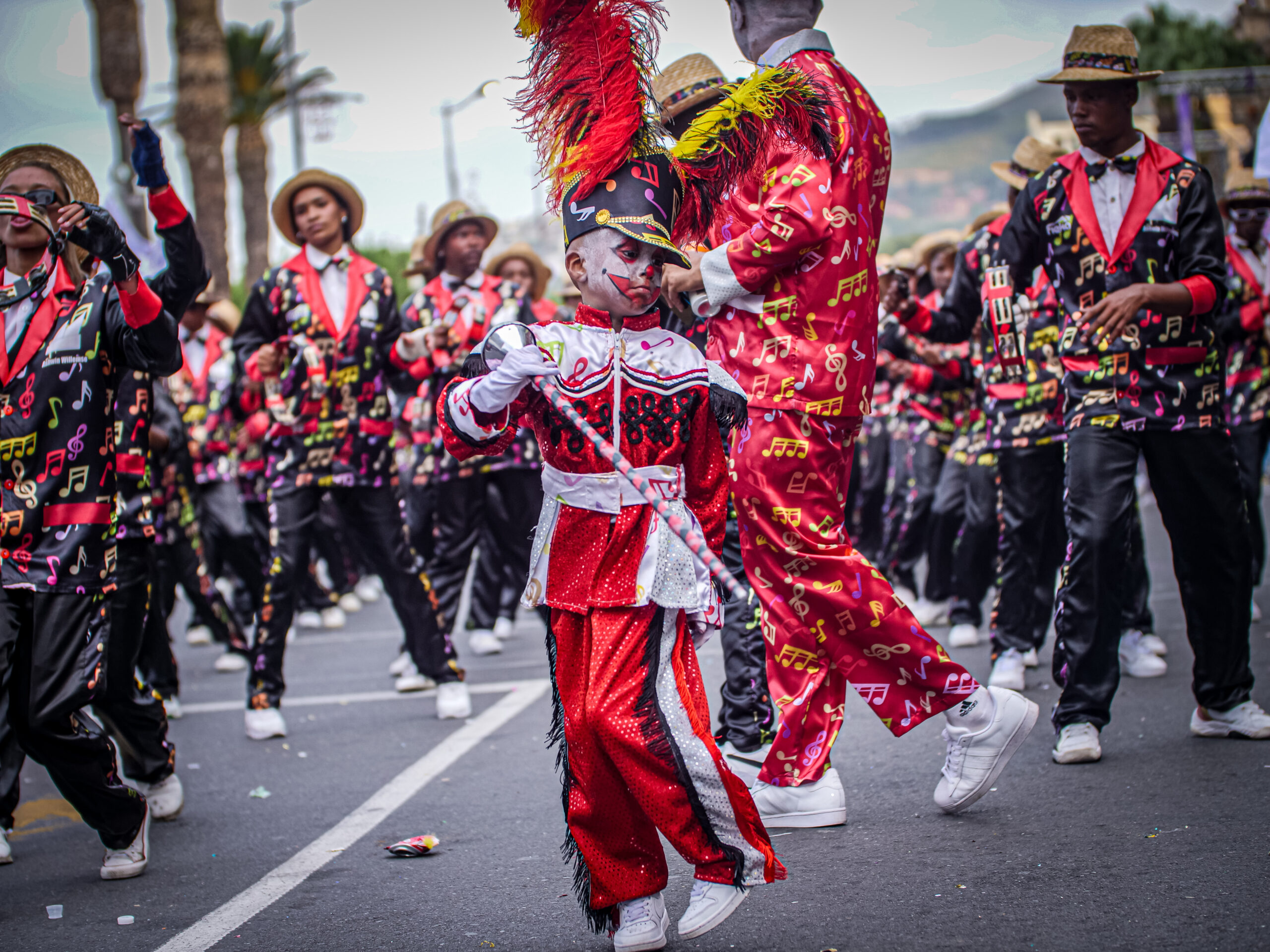 Performers at the Cape Town Street Parade 2024