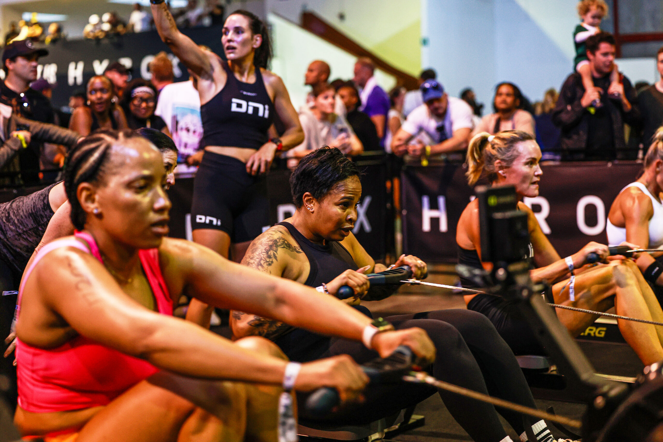 Ladies competing during Hyrox Cape Town