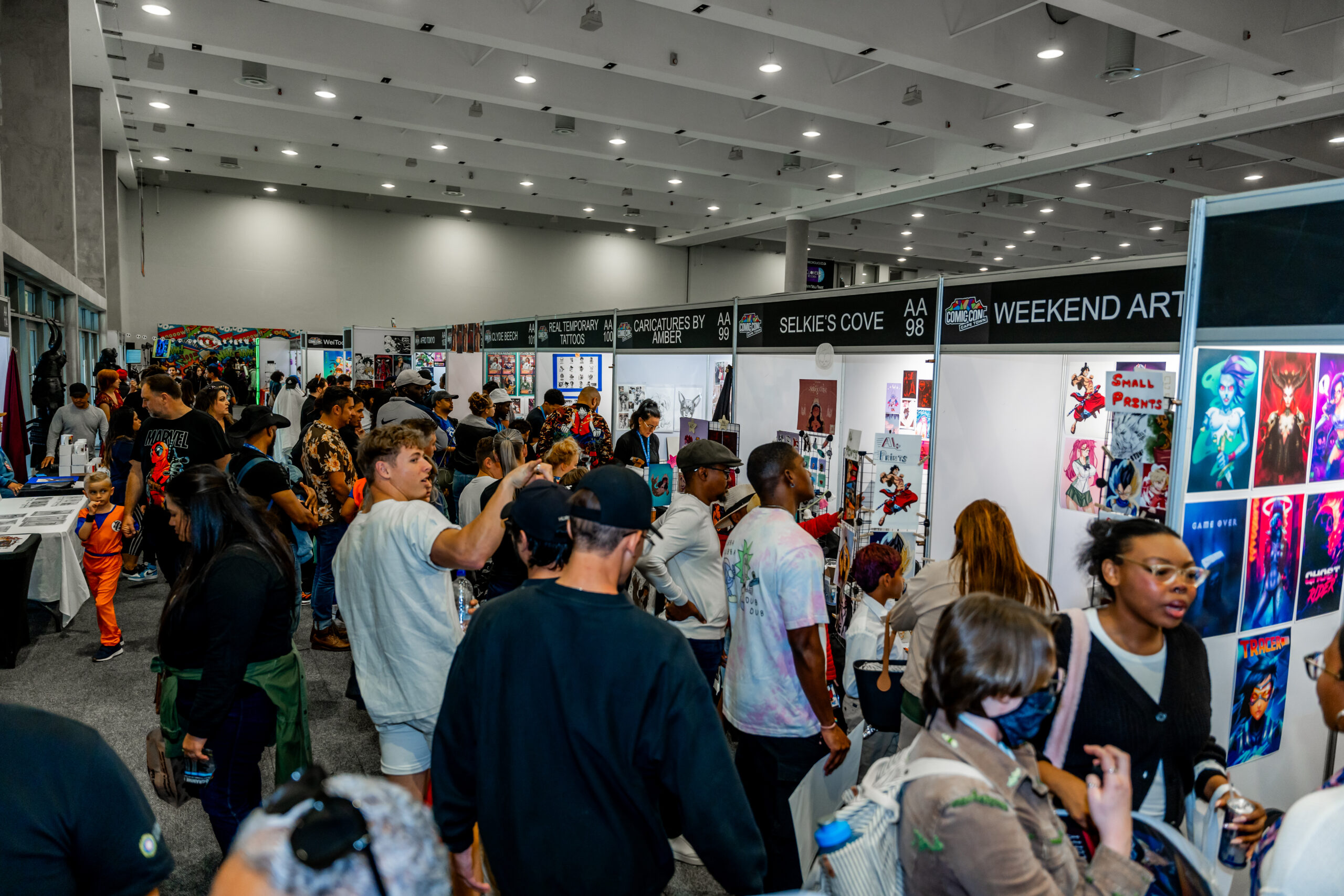Artist Alley at Comic Con Cape Town attracts thousands of people annually