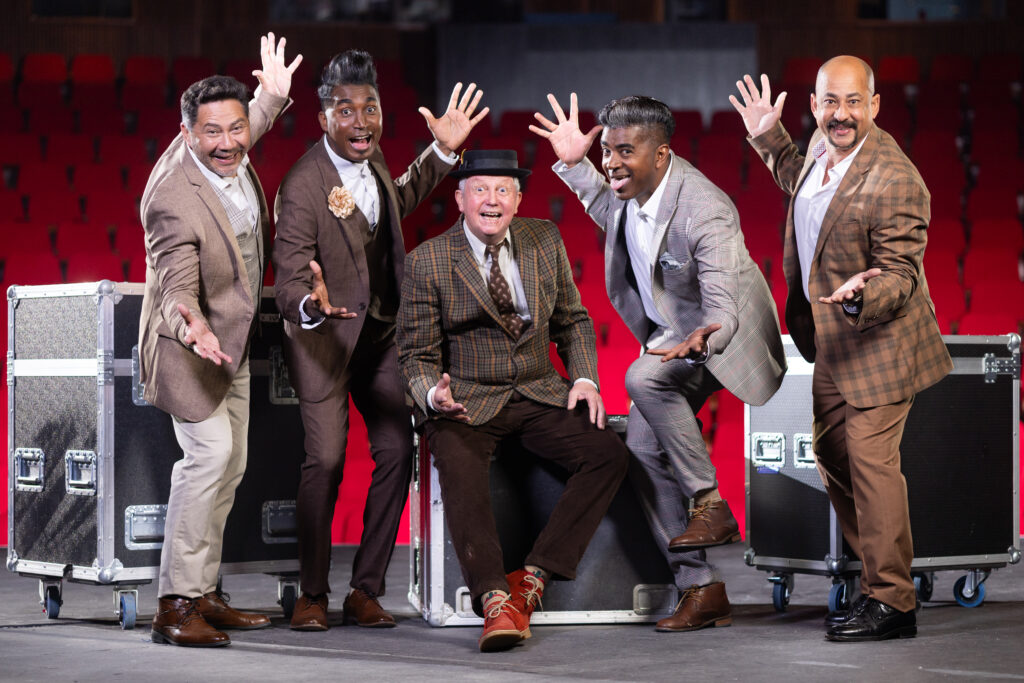 Hanover street Cast on stage Alister Isobel Emo Adams David Kramer Loukmaan Adams Jody Abrahams