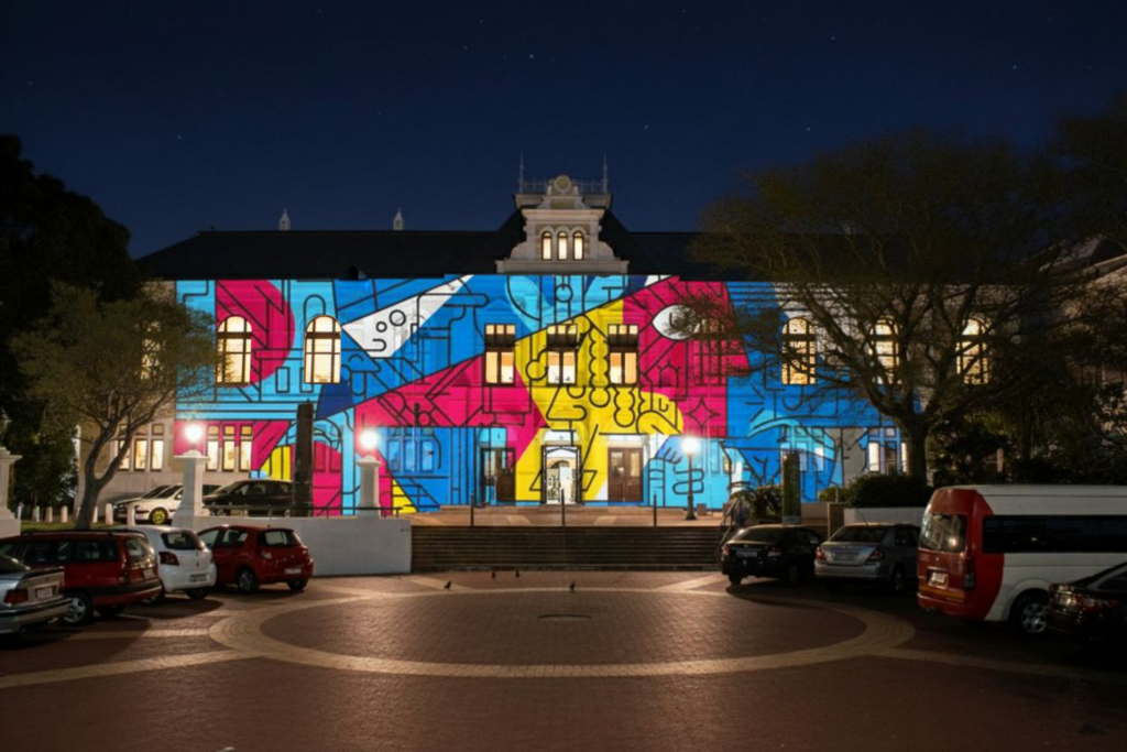 Lumenocity lights up Iziko Museum at night